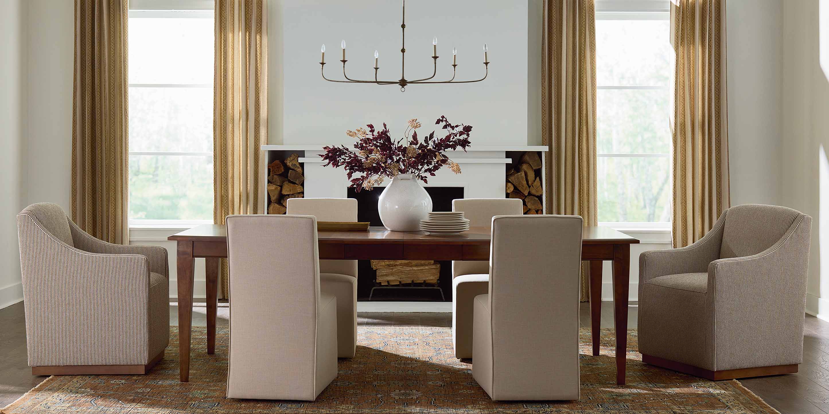 Arm Chair with Maple Base image number 4